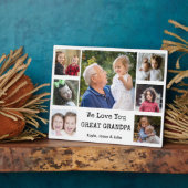 We houden van je Opa 7 Fotocollage Fotoplaat (Zijkant)