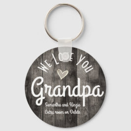 We houden van je opa Custom Names Sleutelhanger