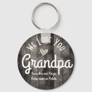 We houden van je opa Custom Names Sleutelhanger