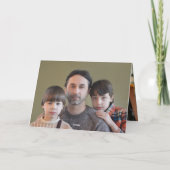 We houden van je | Opa Day Custom Photo Bedankkaart (Achterkant)