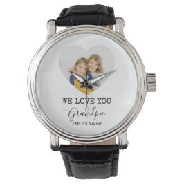 We houden van je, opa | Gepersonaliseerde eWatch Horloge