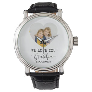 We houden van je, opa Gepersonaliseerde eWatch Horloge