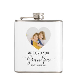We houden van je, opa | gepersonaliseerde kolf heupfles
