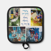 We houden van je Opa Kleinkinderen Fotocollage Pannenlap (Voorkant)