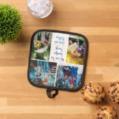 We houden van je Opa Kleinkinderen Fotocollage Pannenlap (Top down)