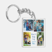 We houden van je Opa Kleinkinderen Fotocollage Sleutelhanger (Voorkant Links)