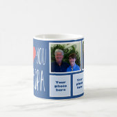 We houden van je opa multi-foto mok (Center)