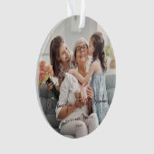 We houden van je overgrootmoeder foto modern handg ornament (voorkant)