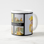 We houden van je, pap 6 foto grote koffiekop (Voorkant rechts)