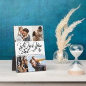 We houden van je pap fotocollage fotoplaat (Zijkant)