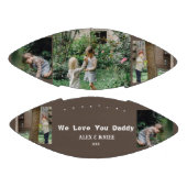 We houden van je papa, aangepaste 3 foto american football (Panelen)