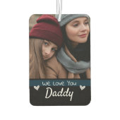 We houden van je papa één foto luchtverfrisser (Achterkant)