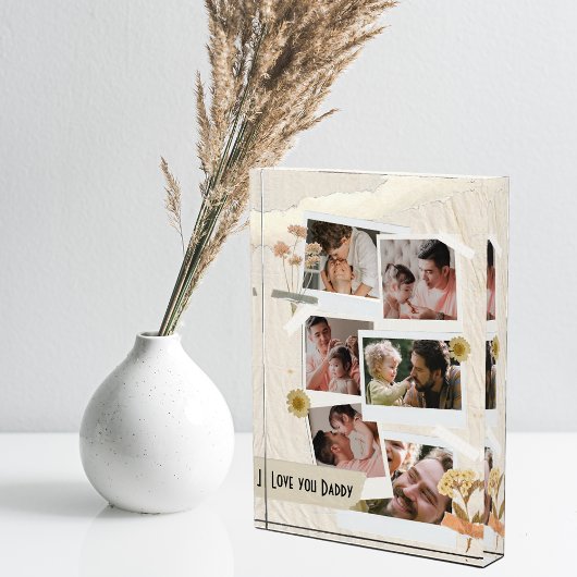 We houden van je papa Foto Collage