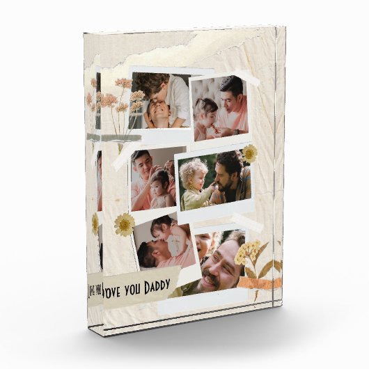 We houden van je papa Foto Collage (Links)