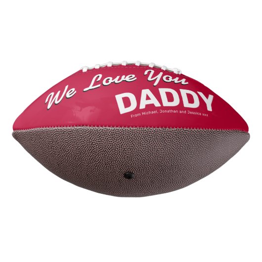 We houden van je papa Foto Collage American Football (Gedraaid 270)