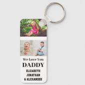 We houden van je papa Foto Collage Sleutelhanger (Achterkant)