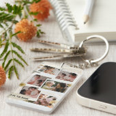 We houden van je papa Foto Collage Sleutelhanger (Voorkant Rechts)