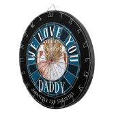 We houden van je papa foto dartbord (Voorkant Rechts)