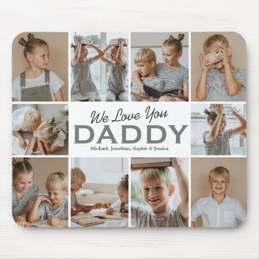 We houden van je papa Foto Muismat (Voorkant)