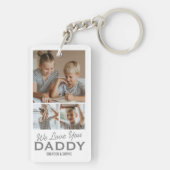 We houden van je papa Foto Sleutelhanger (achterkant)