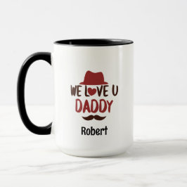 We houden van je papa leuk ontwerp  mok