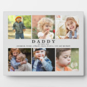 We houden van je papa Names Foto Collage II Fotoplaat (Voorkant)