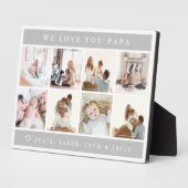 We houden van je papa Plaque Fotoplaat (Zijkant)
