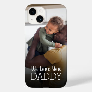 We houden van je pappie persoonlijke Vaderdag foto Case-Mate iPhone Case