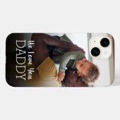 We houden van je pappie persoonlijke Vaderdag foto Case-Mate iPhone Case (Achterkant (horizontaal))