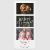 "We houden van je" Persoonlijke foto-strip Bericht (Voorkant)