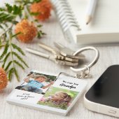 We houden van je persoonlijke foto's Sleutelhanger (Voorkant Rechts)