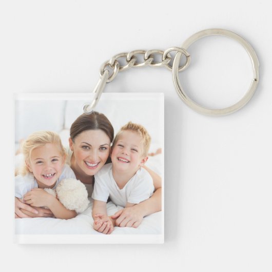 We houden van je persoonlijke foto's Sleutelhanger (Achterkant)