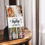 We houden van je PopPop Opa Fotocollage Fotoplaat<br><div class="desc">De PopPop We Love You Heart Modern Photo Collage Plaque is een ontroerend en gepersonaliseerd geschenk dat uw liefde voor uw grootvader laat zien. Deze prachtig ontworpen plaquette is voorzien van een hartvormige fotocollage, zodat u uw favoriete familie afbeeldingen toe te voegen in een moderne en stijlvolle lay-out. Het oprechte...</div>
