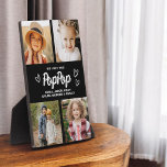 We houden van je PopPop Opa Fotocollage Fotoplaat<br><div class="desc">De PopPop We Love You Heart Modern Photo Collage Plaque is een ontroerend en gepersonaliseerd geschenk dat uw liefde voor uw grootvader laat zien. Deze prachtig ontworpen plaquette is voorzien van een hartvormige fotocollage, zodat u uw favoriete familie afbeeldingen toe te voegen in een moderne en stijlvolle lay-out. Het oprechte...</div>