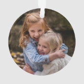 We houden van je tante foto's handgeschreven moder ornament (achterkant)