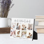 We houden van je, tante Plaque Fotoplaat<br><div class="desc">Geef deze gepersonaliseerde fotoplaque als een geweldig cadeau!</div>