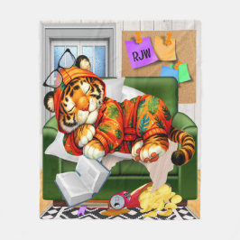 WE HOUDEN VAN JE TIJGER FLEECE DEKEN