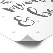 We houden van je tot de maan en terug Nursery Post Poster (Hoek)