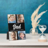 We houden van je vader Familie Keepsake Fotocollag Fotoplaat (Zijkant)