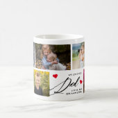 We houden van je vader Foto Collage Koffiemok (Center)