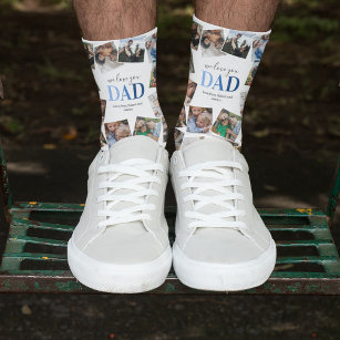 We houden van je vader Foto Collage Socks Sokken