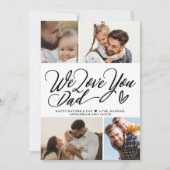 We houden van je vader Foto Collage Vaderdag (Voorkant)