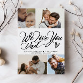 We houden van je vader Foto Collage Vaderdag