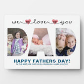 We houden van je vader | Foto Vaderdag Fotoplaat (voorkant)