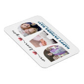 We houden van je vader | Foto Vaderdag Magneet (Rechterzijde)