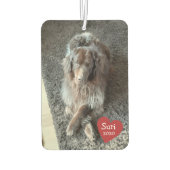 We houden van je vader hartfoto luchtverfrisser (Achterkant)