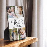 We houden van je vader moderne fotocollage fotoplaat<br><div class="desc">De Dad We Love You Heart Modern Photo Collage Plaque is een ontroerend en gepersonaliseerd geschenk dat je liefde voor je vader laat zien. Deze prachtig ontworpen plaquette is voorzien van een hartvormige fotocollage, zodat u uw favoriete familie afbeeldingen toe te voegen in een moderne en stijlvolle lay-out. Het oprechte...</div>