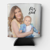 We houden van je vader moderne vaders dagfoto blikjeskoeler (Voorkant)