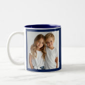 We houden van je vader, twee foto's aangepaste tek tweekleurige koffiemok (Links)