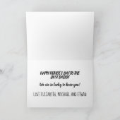 We houden van je! Vaderdag kaart (Binnen)